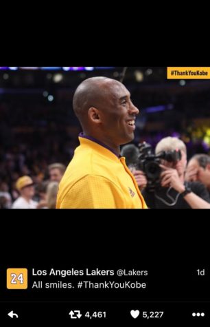 Kobe Bryant plays his final game