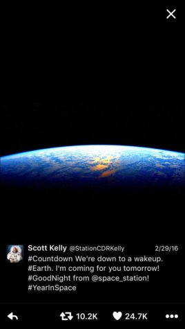 Astronaut Scott Kelly achieves a long feat in space