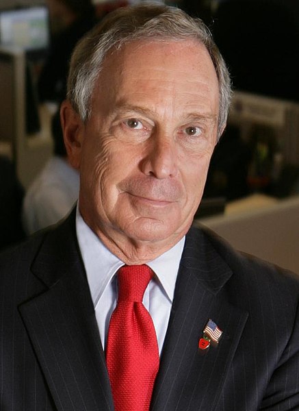 Former New York Mayor, Michael Bloomberg. Courtesy of Wikimedia Commons.